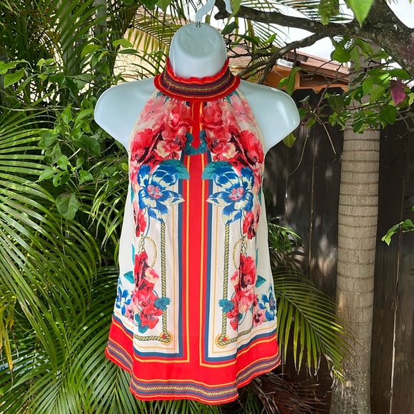 JEALOUS TOMATO Halter Style Blouse size small - Picture 1 of 6